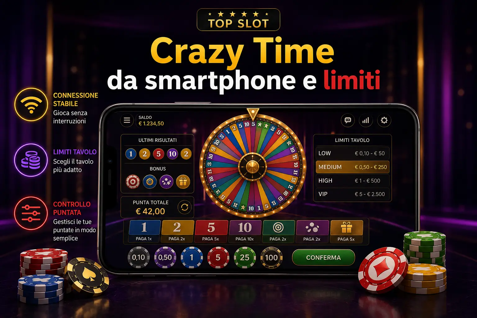 Crazy Time mobile
